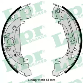 Комлект тормозных накладок (LPR: 08025)