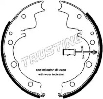 Комлект тормозных накладок (TRUSTING: 034.088)