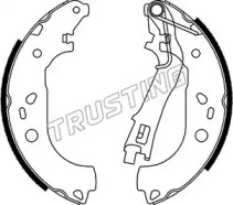 Комлект тормозных накладок (TRUSTING: 034.122)