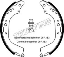 Комлект тормозных накладок (TRUSTING: 067.186)