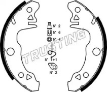 Комлект тормозных накладок (TRUSTING: 088.205K)