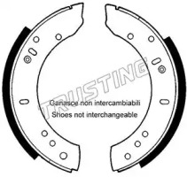Комлект тормозных накладок (TRUSTING: 092.302)