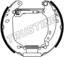 Комлект тормозных накладок (TRUSTING: 6160)