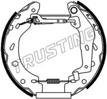 Комлект тормозных накладок (TRUSTING: 6185)