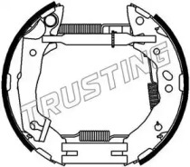 Комлект тормозных накладок (TRUSTING: 6344)