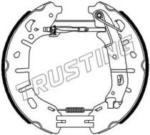 Комлект тормозных накладок (TRUSTING: 6459)