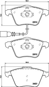 Комплект тормозных колодок (HELLA: 8DB 355 023-671)