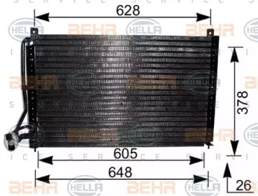 Конденсатор (HELLA: 8FC 351 036-181)