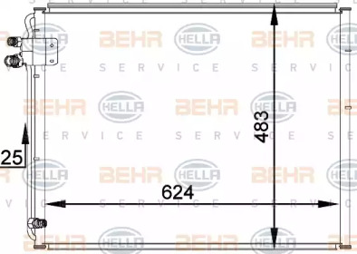 Конденсатор (HELLA: 8FC 351 036-761)