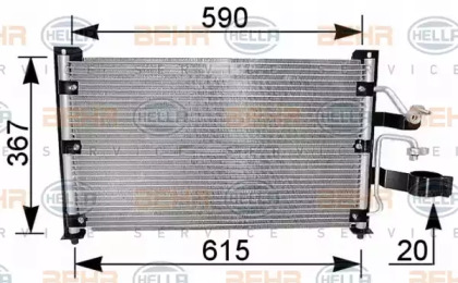 Конденсатор (HELLA: 8FC 351 037-211)