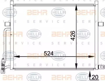 Конденсатор (HELLA: 8FC 351 038-204)