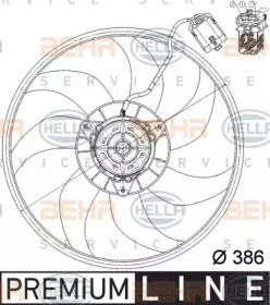 Вентилятор (HELLA: 8EW 351 039-701)