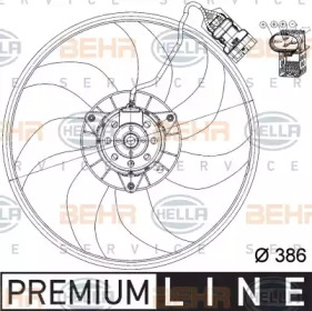 Вентилятор (HELLA: 8EW 351 039-711)