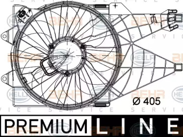 Вентилятор (HELLA: 8EW 351 040-771)