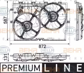 Вентилятор (HELLA: 8EW 351 041-451)