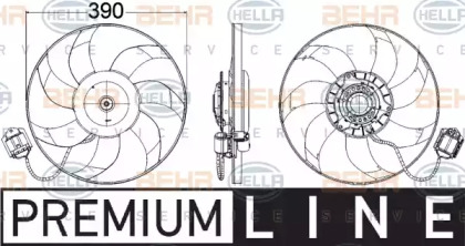 Вентилятор (HELLA: 8EW 351 104-461)