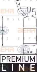 Осушитель (HELLA: 8FT 351 192-321)