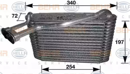 Испаритель (HELLA: 8FV 351 210-201)