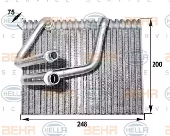 Испаритель (HELLA: 8FV 351 211-111)