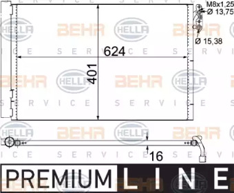 Конденсатор (HELLA: 8FC 351 302-611)