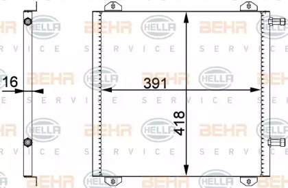 Конденсатор (HELLA: 8FC 351 317-771)