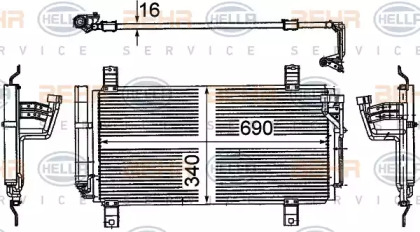 Конденсатор (HELLA: 8FC 351 318-791)