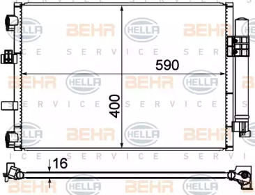 Конденсатор (HELLA: 8FC 351 344-554)