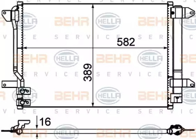 Конденсатор (HELLA: 8FC 351 344-584)