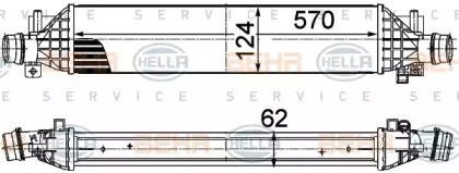 Теплообменник (HELLA: 8ML 376 701-371)