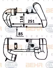 Теплообменник (HELLA: 8ML 376 723-271)