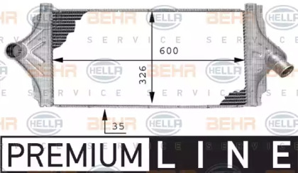 Теплообменник (HELLA: 8ML 376 723-351)