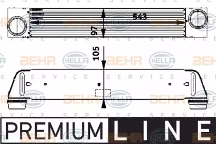 Теплообменник (HELLA: 8ML 376 723-501)