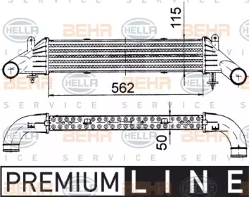 Теплообменник (HELLA: 8ML 376 724-161)