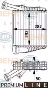 Теплообменник (HELLA: 8ML 376 729-571)