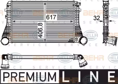 Теплообменник (HELLA: 8ML 376 746-061)