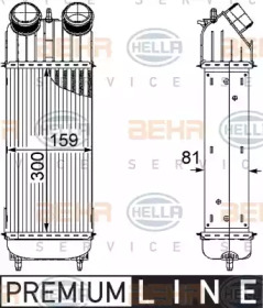 Теплообменник (HELLA: 8ML 376 746-221)