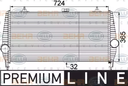 Теплообменник (HELLA: 8ML 376 746-231)