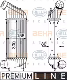 Теплообменник (HELLA: 8ML 376 746-361)