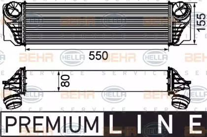 Теплообменник (HELLA: 8ML 376 746-411)