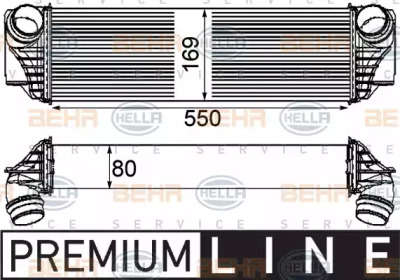 Теплообменник (HELLA: 8ML 376 746-421)