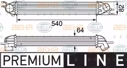 Теплообменник (HELLA: 8ML 376 746-451)