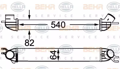 Теплообменник (HELLA: 8ML 376 746-454)