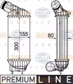 Теплообменник (HELLA: 8ML 376 746-591)