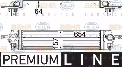 Теплообменник (HELLA: 8ML 376 746-611)