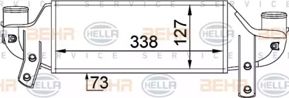 Теплообменник (HELLA: 8ML 376 746-621)