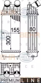 Теплообменник (HELLA: 8ML 376 746-771)