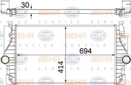 Теплообменник (HELLA: 8ML 376 756-141)