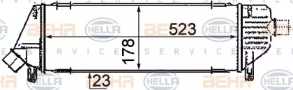 Теплообменник (HELLA: 8ML 376 760-671)