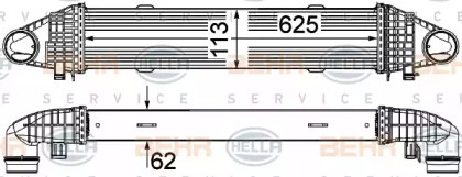 Теплообменник (HELLA: 8ML 376 777-091)