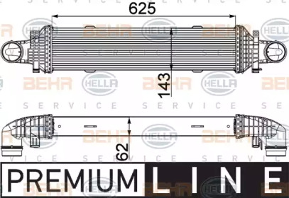 Теплообменник (HELLA: 8ML 376 777-101)